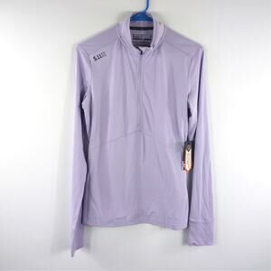 NWT 5.11 Tactical S Womens PT-R Catalyst 1/2 Zip Jacket Athletic Purple